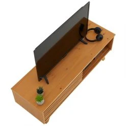 IDIMEX Meuble TV SEAN, 4 Niches En Pin Massif Finition Teintée/cirée -Vente-unique shop meuble tv sean 4 niches en pin massif finition teinteeciree 12514334 33449094 1140x1140