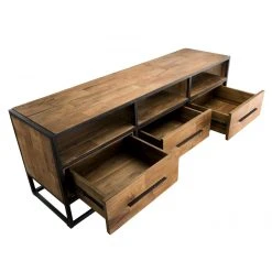 MACABANE Meuble Tv SIXTINE 3 Niches 3 Tiroirs Bois Teck Recyclé Et Métal 29 MACABANE Meuble Tv SIXTINE 3 Niches 3 Tiroirs Bois Teck Recyclé Et Métal -Vente-unique shop meuble tv sixtine 3 niches 3 tiroirs bois teck recycle et metal 3197534 6 1140x1140