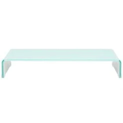 SANS MARQUE Meuble TV/ Support Pour Moniteur 80 X 30 X 13 Cm Verre Blanc - Blanc 8 SANS MARQUE Meuble TV/ Support Pour Moniteur 80 X 30 X 13 Cm Verre Blanc - Blanc -Vente-unique shop meuble tv support pour moniteur 80 x 30 x 13 cm verre blanc blanc 11683032 30771988 1140x1140
