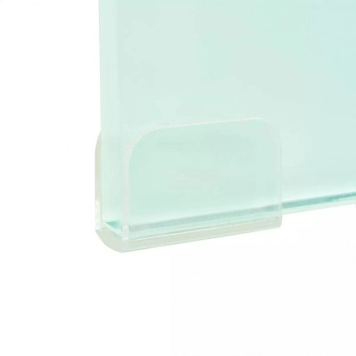 SANS MARQUE Meuble TV/ Support Pour Moniteur 80 X 30 X 13 Cm Verre Blanc - Blanc 6 SANS MARQUE Meuble TV/ Support Pour Moniteur 80 X 30 X 13 Cm Verre Blanc - Blanc – Image 4