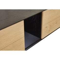 BOBOCHIC Meuble TV TOSCANA Chêne Et Anthracite -Vente-unique shop meuble tv toscana 3