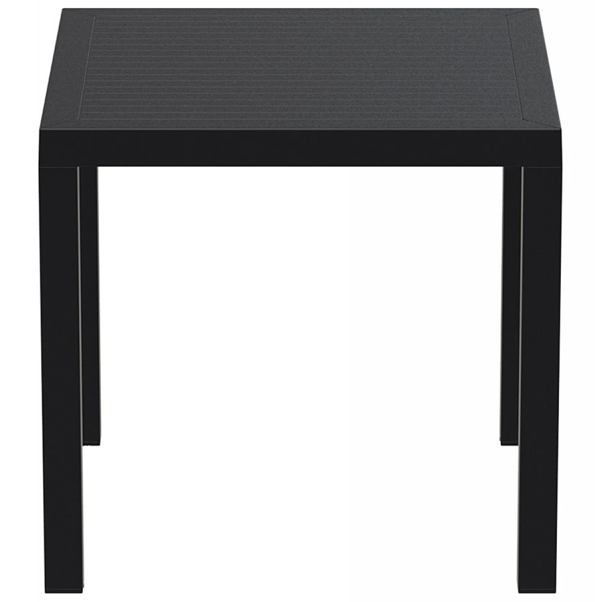 Alterego Table De Terrasse 'CANTINA' Design En Matière Plastique Noire - 80x80... 5 Alterego Table De Terrasse 'CANTINA' Design En Matière Plastique Noire - 80x80... – Image 3
