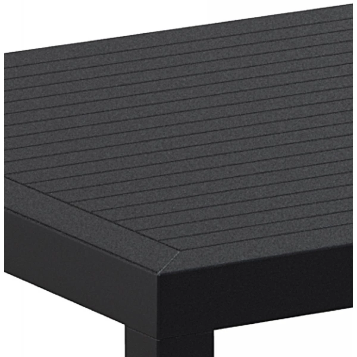 Alterego Table De Terrasse 'CANTINA' Design En Matière Plastique Noire - 80x80... 7 Alterego Table De Terrasse 'CANTINA' Design En Matière Plastique Noire - 80x80... – Image 5