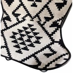 Alterego Fauteuil Papillon 'FOX' En Coton Blanc Et Motifs Noirs -Vente-unique shop name 7927311 20046957 1200x1200