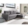 Bestmobilier NORDIC - Canapé Scandinave D'angle Réversible Convertible - Gris Fon...