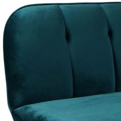 MENZZO Canapé Convertible Olympia Velours Vert -Vente-unique shop olympia jh939 velours vert zoom