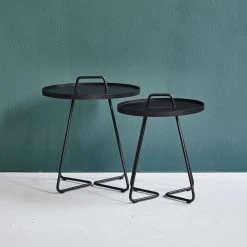 Cane-line Table D'appoint On The Move - Blanc - Ø 37 Cm -Vente-unique shop on the move anthracite black ergebnis