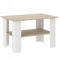 Hucoco OSLO 2| Table Basse Contemporaine Salon/bureau Avec Tablette 60x120x55...