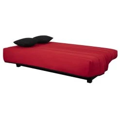 Relaxima Banquette Clic-Clac 130 ORLANDO Pearl Rouge - Matelas Dunlopillo -Vente-unique shop ottawa 20cc 20pearl 20rouge 20o