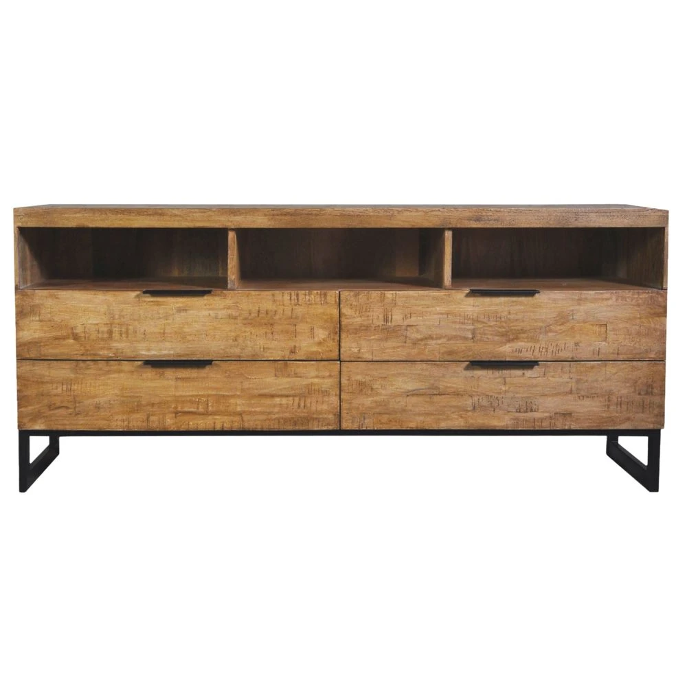 MENZZO Meuble TV Panara Chêne Clair 5 MENZZO Meuble TV Panara Chêne Clair – Image 3