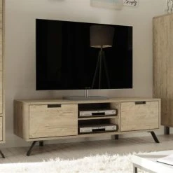 NOUVOMEUBLE Petit Meuble Tv Moderne Couleur Bois Clair JACE -Vente-unique shop petit meuble tv moderne couleur bois clair jace 10340646 26732250 1140x1140
