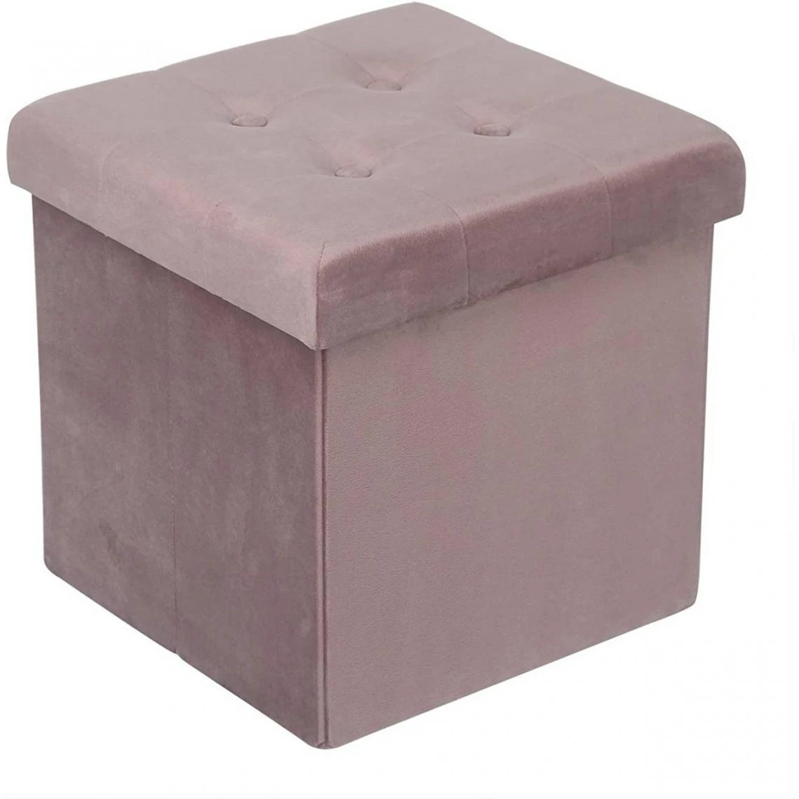 HELLOSHOP26 Pouf En Velours Avec Espace De Rangement Martin Rose 19_0000094 3 HELLOSHOP26 Pouf En Velours Avec Espace De Rangement Martin Rose 19_0000094