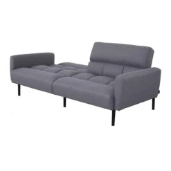 CSTORE PRISCA Canapé Convertible Clic-clac 3 Places - Tissu Gris - L 209 X P... -Vente-unique shop prisca canape convertible clic clac 3 places tissu gris l 209 x p 915 x h 815 cm 11548182 30279574 1140x1140