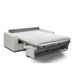 Inside 75 Canapé Convertible 2-3 Places SELECT Matelas 16cm Sommier Lattes 120c... -Vente-unique shop rapido lattes select 140 cuireco blanc 2