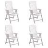 Set 4 Fauteuil Blanes - RESOL - BlancPolypropylène