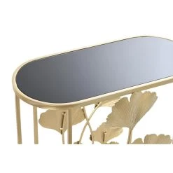 Pegane Set De 2 Tables D'appoints En Métal Doré Et Verre -Vente-unique shop set de 2 tables dappoints en metal dore et verre 13509052 37006578 1140x1140