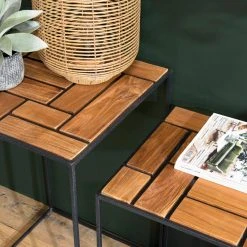 MACABANE Set De 3 Tables D'appoint Gigogne SIXTINE -Vente-unique shop set de 3 tables dappoint gigogne sixtine 3288060 4 1140x1140