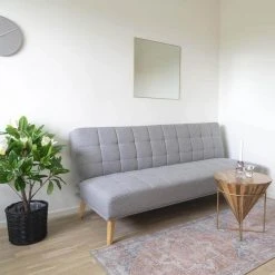 Altobuy SUTTON - Banquette 3 Places Convertible Tissu Gris Et Pieds Bois -Vente-unique shop sutton banquette 3 places convertible tissu gris et pieds bois 11782104 31108524 1140x1140