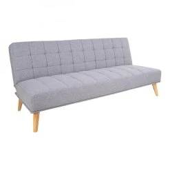 Altobuy SUTTON - Banquette 3 Places Convertible Tissu Gris Et Pieds Bois -Vente-unique shop sutton banquette 3 places convertible tissu gris et pieds bois 11782104 31108526 1140x1140