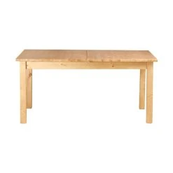 MES Table à Manger 160 Cm Avec Allonge En Pin Massif - THIVIER