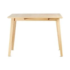 MES Table à Manger 62/102x102x75 Cm Décor Naturel