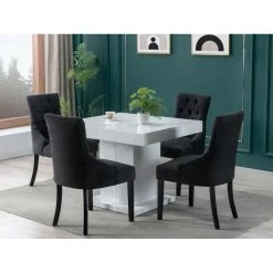 Vente-unique Table à Manger Extensible 4 à 10 Couverts En MDF - Blanc Laqué - MI... -Vente-unique shop table a manger extensible 4 a 10 couverts en mdf blanc laque miroslav 13851634 38411198 1140x1140