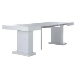 Vente-unique Table à Manger Extensible 4 à 10 Couverts En MDF - Blanc Laqué - MI... -Vente-unique shop table a manger extensible 4 a 10 couverts en mdf blanc laque miroslav 13851634 38411202 1140x1140