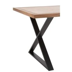 Inside 75 Table à Manger MOUNIE Motifs Chevron Naturel Clair / Pieds Métal Noi... 10 Inside 75 Table à Manger MOUNIE Motifs Chevron Naturel Clair / Pieds Métal Noi... -Vente-unique shop table a manger mounie motifs chevron naturel clair pieds metal noir 13613402 37422824 1140x1140