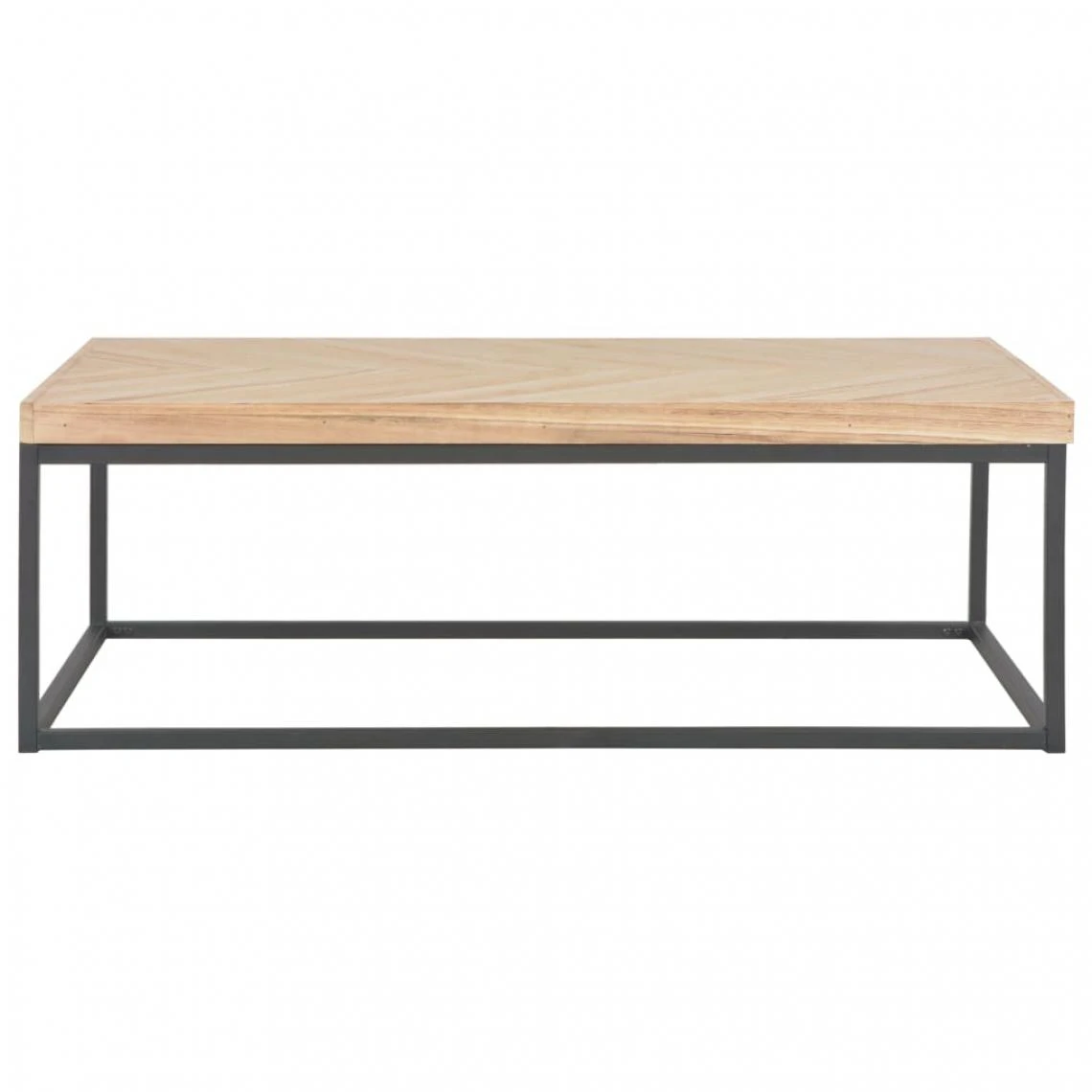 Chunhelife Table Basse 110 X 60 X 37 Cm Bois Massif 4 Chunhelife Table Basse 110 X 60 X 37 Cm Bois Massif – Image 2