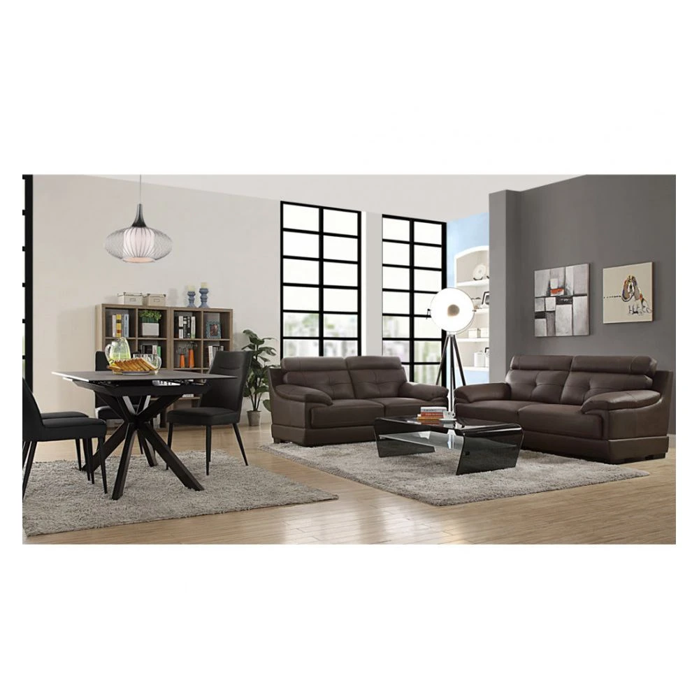 Marque Generique Table Basse KELLY - Verre Trempé Noir - Tablette Blanche Laquée 5 Marque Generique Table Basse KELLY - Verre Trempé Noir - Tablette Blanche Laquée – Image 3