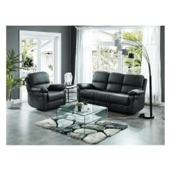 Marque Generique Table Basse Carrée STILEOS - Double Plateau - Verre Trempé -Vente-unique shop table basse 338139