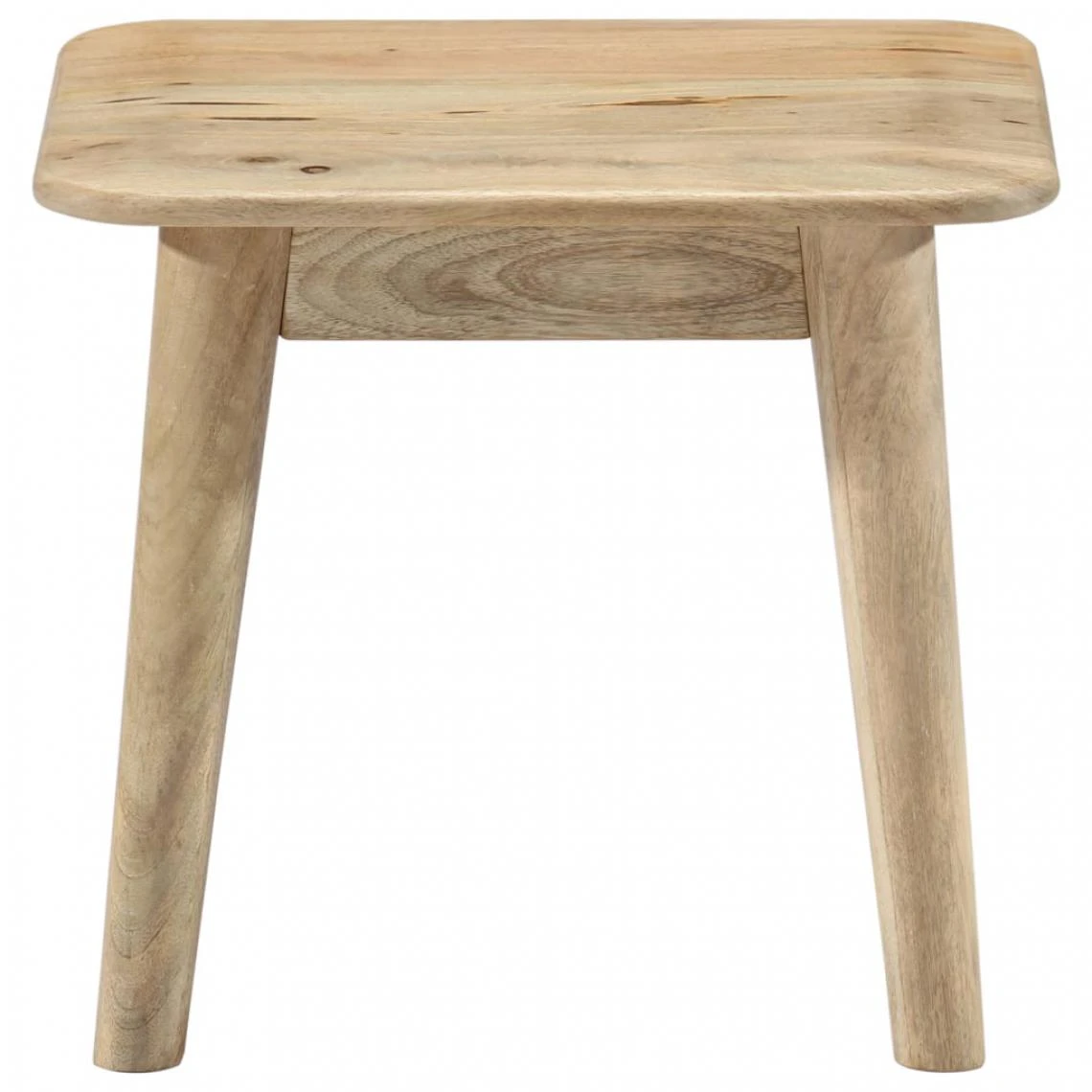 Chunhelife Table Basse 45x45x40 Cm Bois De Manguier Massif 4 Chunhelife Table Basse 45x45x40 Cm Bois De Manguier Massif – Image 2