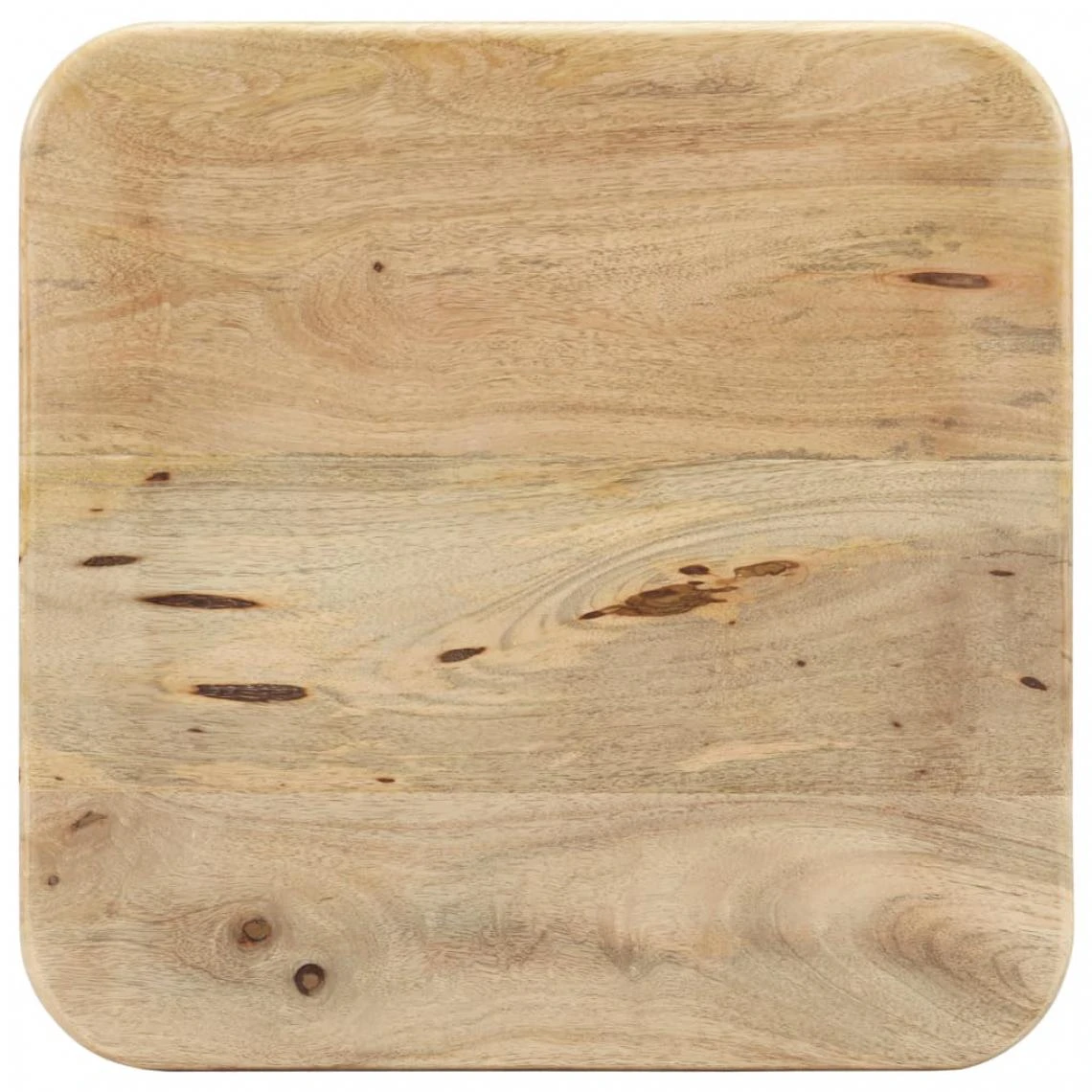 Chunhelife Table Basse 45x45x40 Cm Bois De Manguier Massif 5 Chunhelife Table Basse 45x45x40 Cm Bois De Manguier Massif – Image 3