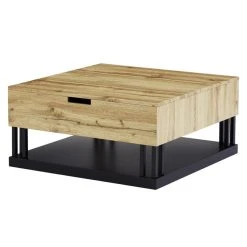 Vente-unique Table Basse Avec 2 Plateaux Relevables - MDF Et Acier - Naturel Et Noi... 11 Vente-unique Table Basse Avec 2 Plateaux Relevables - MDF Et Acier - Naturel Et Noi... -Vente-unique shop table basse avec 2 plateaux relevables mdf et acier naturel et noir balerin 13851630 38411190 1140x1140
