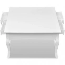 Chunhelife Table Basse Avec 4 Tiroirs Blanc -Vente-unique shop table basse avec 4 tiroirs blanc 9389817 24600763 1140x1140