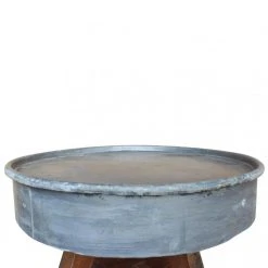Chunhelife Table Basse Bois De Récupération Massif 60 X 45 Cm Argenté -Vente-unique shop table basse bois de recuperation massif 60 x 45 cm argente 9389721 24600303 1140x1140