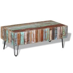 SANS MARQUE Table Basse Bois Massif De Récupération 100x50x38 Cm - Multicolore -Vente-unique shop table basse bois massif de recuperation 100x50x38 cm multicolore 11699354 30819028 1140x1140
