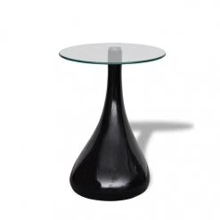 Chunhelife Table Basse Et Dessus De Table Verre Rond Noir Brillant 2 Pcs -Vente-unique shop table basse et dessus de table verre rond noir brillant 2 pcs 9389521 24599331 1140x1140