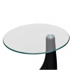 Chunhelife Table Basse Et Dessus De Table Verre Rond Noir Brillant 2 Pcs -Vente-unique shop table basse et dessus de table verre rond noir brillant 2 pcs 9389521 24599333 1140x1140