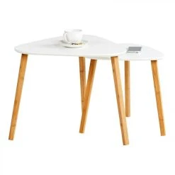 BUT Table Basse Gigogne Scandinave LOUKA Blanc