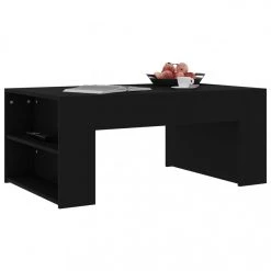 Chunhelife Table Basse Noir 100x60x42 Cm Aggloméré -Vente-unique shop table basse noir 100x60x42 cm agglomere 9388143 24592639 1140x1140