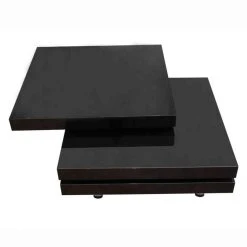 SANS MARQUE Table Basse Noir Laqué Carrée Pivotante 3 Plateaux - Noir 11 SANS MARQUE Table Basse Noir Laqué Carrée Pivotante 3 Plateaux - Noir -Vente-unique shop table basse noir laque carree pivotante 3 plateaux noir 11699780 30820754 1140x1140
