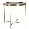 HOUSE NORDIC Table Basse Ronde 48 Cm En Verre Et En Acier Doré CHOQUI -Vente-unique shop table basse ronde 48 cm en verre et en acier dore choqui design 1195069 1140x1140