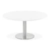 MES Table Basse Ronde 90 Cm En Bois Blanc Et Métal - LIVY -Vente-unique shop table basse ronde 90 cm en bois blanc et metal livy 13486886 36911164 1140x1140
