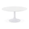 MES Table Basse Ronde 90 Cm Plateau En Bois Blanc Et Pied Blanc - LIVY -Vente-unique shop table basse ronde 90 cm plateau en bois blanc et pied blanc livy 13486958 36911236 1140x1140