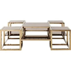 Karedesign Table Basse Steps 120x120cm Or Kare Design