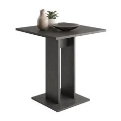 MES Table Bistrot Carrée 70x77,5 Cm Anthracite