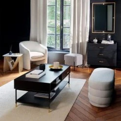 Atmosphera, Createur D'Interieur Table Café Megan En Verre Doré - ATMOSPHERA -Vente-unique shop table cafe megan en verre dore atmosphera 13910208 38573624 1140x1140