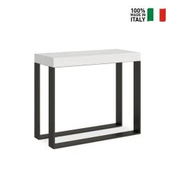 Itamoby Table Console Extensible Design Blanc Moderne 90x40-300cm Table à Man... -Vente-unique shop table console extensible design blanc moderne 90x40 300cm table a manger elettra 12722554 34186016 1140x1140
