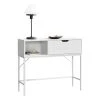 Table Console Tranemo 92 X 30 X 80 Cm Blanc [en.casa]